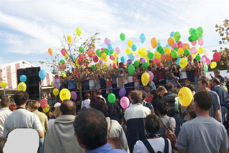 Lâcher de ballons 2001